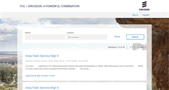 Desktop Screenshot of fieldservicesjobsericsson.com