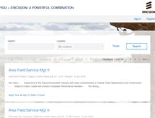 Tablet Screenshot of fieldservicesjobsericsson.com